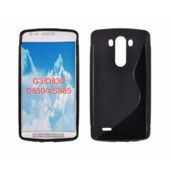 LG Optimus G3 D855, Szilikon tok, S-Case, fekete