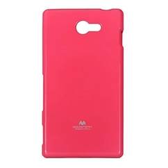 Sony Xperia M2/M2 Aqua D2305/D2403, Szilikon tok, S-Case, rózsaszín