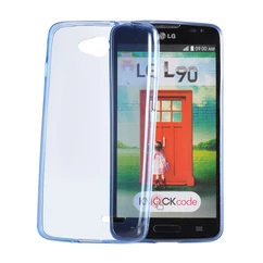Samsung G900 Galaxy S5, Szilikon tok, Ultra Slim, kék