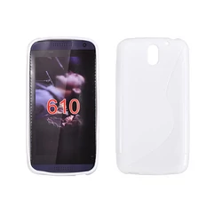HTC Desire 610, Szilikon tok, S-Case, fehér