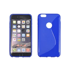 Apple iPhone 6 Plus/6S Plus, Szilikon tok, S-Case, kék