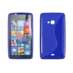 Microsoft Lumia  535, Szilikon tok, S-Case, kék