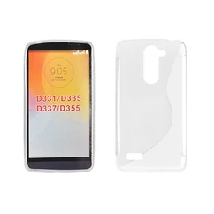 LG L Bello D331, Szilikon tok, S-Case, átlátszó