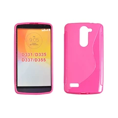 LG L Bello D331, Szilikon tok, S-Case, rózsaszín