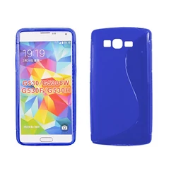 Samsung G530 Galaxy Grand Prime, Szilikon tok, S-Case, kék