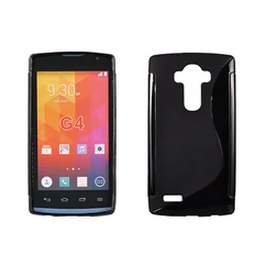LG G4 H815, Szilikon tok, S-Case, fekete