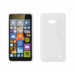 Microsoft Lumia  640, Szilikon tok, S-Case, fehér