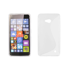 Microsoft Lumia  640, Szilikon tok, S-Case, átlátszó