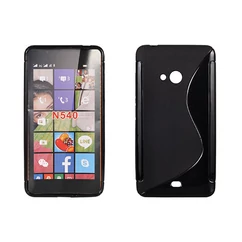 Microsoft Lumia  540, Szilikon tok, S-Case, fekete