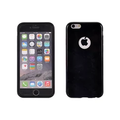 Samsung i9500 Galaxy S4, Szilikon tok, Candy, fekete