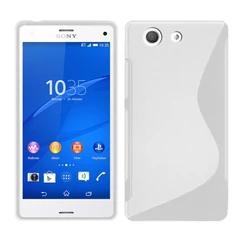 Sony Xperia Z5 Mini E5803, Szilikon tok, S-Case, átlátszó