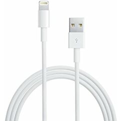 Apple Lightning, USB kábel, fehér*