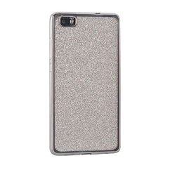 Samsung G950 Galaxy S8, Szilikon tok, Electro (Csillámos), ezüst
