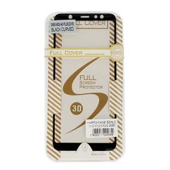 Samsung A605 Galaxy A6+ 2018, Kijelzővédő fólia (ütésálló), fekete