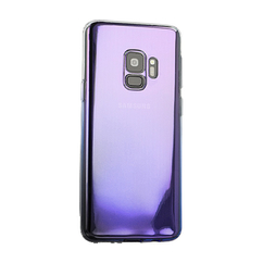 Samsung A600 Galaxy A6 2018, Szilikon tok, Ombre, fekete