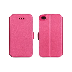Samsung J400 Galaxy J4 2018, Oldalra nyíló flip tok, Book, rózsaszín
