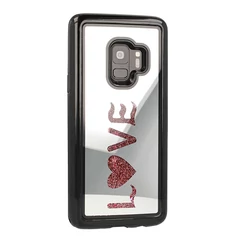 Samsung A605 Galaxy A6+ 2018, Szilikon tok, Vennus Mirror, Love