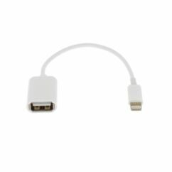 Apple Lightning, USB kábel, (OTG), fehér