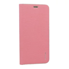 Samsung A750 Galaxy A7 2018, Oldalra nyíló flip tok, Vennus, rózsaszín