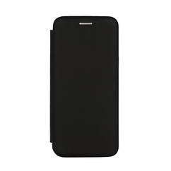 Apple iPhone XS Max/iPhone 9 Plus, Oldalra nyíló flip tok, Vennus Soft, fekete