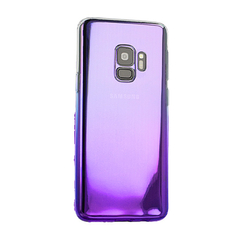 Samsung J415 Galaxy J4+ 2018, Szilikon tok, Ombre, lila