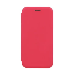 Samsung G970 Galaxy S10E, Oldalra nyíló flip tok, Vennus Soft, rózsaszín