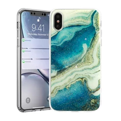 Huawei P20 Lite 2019, Szilikon tok, Marble Stone, 6