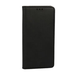 LG K61, Oldalra nyíló flip tok, Smart, fekete