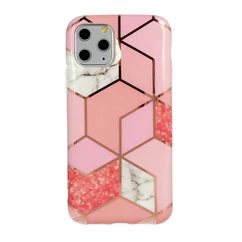 Apple iPhone 12 Mini, Szilikon tok, Cosmo Marble, 1