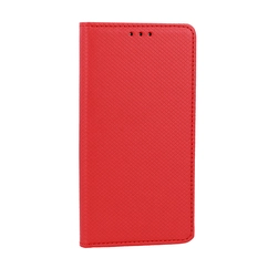 Samsung A326/M326 Galaxy A32 5G/M32 5G, Oldalra nyíló flip tok, Smart, piros