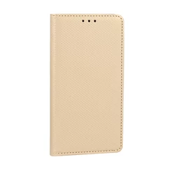 Xiaomi Mi 11, Oldalra nyíló flip tok, Smart, arany