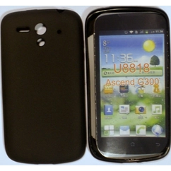 Huawei G300, Szilikon tok, S-Case, fekete