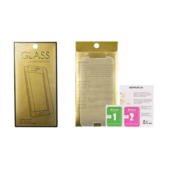 Samsung A215/A217/A805 Galaxy A21/A21S/A80, Kijelzővédő fólia (ütésálló) Glass-Gold