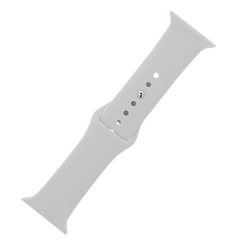 Apple Watch S/M  38/40/41 mm, szilikon óraszíj, fehér (csont színű)
