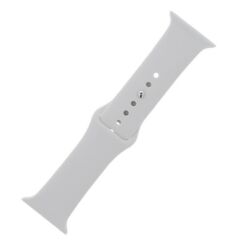Apple Watch S/M  38/40/41 mm, szilikon óraszíj, fehér (csont színű)