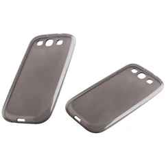 Sony Xperia U ST25i, Szilikon tok, S-Case, füst