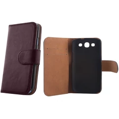 Samsung i8160 Galaxy Ace 2 Smart, Oldalra nyíló flip tok, lila,