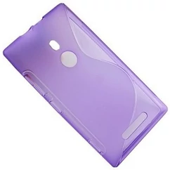 Nokia Lumia  925, Szilikon tok, S-Case, lila
