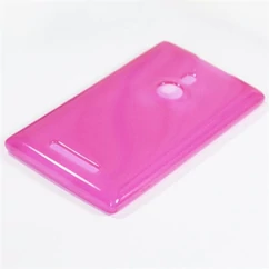 Nokia Lumia  925, Szilikon tok, S-Case, rózsaszín