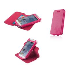 Sony C5303 SP, Oldalra nyíló flip tok, Smart, rózsaszín