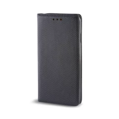 Samsung J320 Galaxy J3 2016, Oldalra nyíló flip tok, Smart, fekete