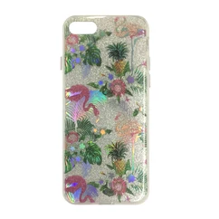 Samsung A530 Galaxy A5 2018/A8 2018, Szilikon tok, Flamingo