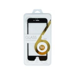 Samsung A405 Galaxy A40, Kijelzővédő fólia, (ütésálló) Full Glue 5D, fekete