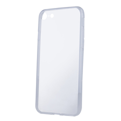 Apple iPhone 15 Pro, Szilikon tok, Slim (1mm), átlátszó