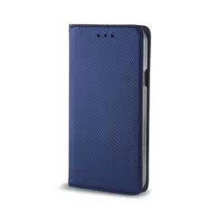 Xiaomi Redmi Note 8 Pro, Oldalra nyíló flip tok, Smart, kék