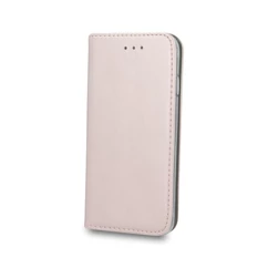 Xiaomi Redmi 8A, Oldalra nyíló flip tok, Smart, rose gold