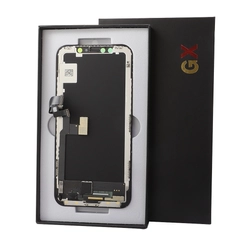 Apple iPhone X, LCD kijelző érintőplexivel, (Hard Oled), fekete