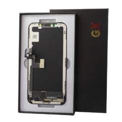 Apple iPhone X, LCD kijelző érintőplexivel, (Hard Oled, GX quality), fekete