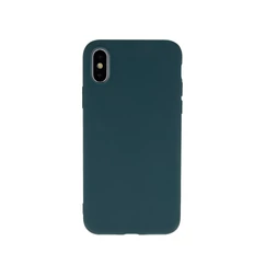 Apple iPhone 13 Pro, Szilikon tok, Matt, zöld