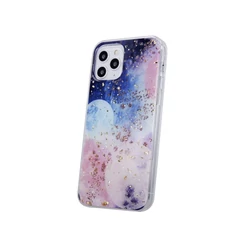 Xiaomi 12 5G/12X 5G/12S 5G, Szilikon tok, Gold Glam, galaxis